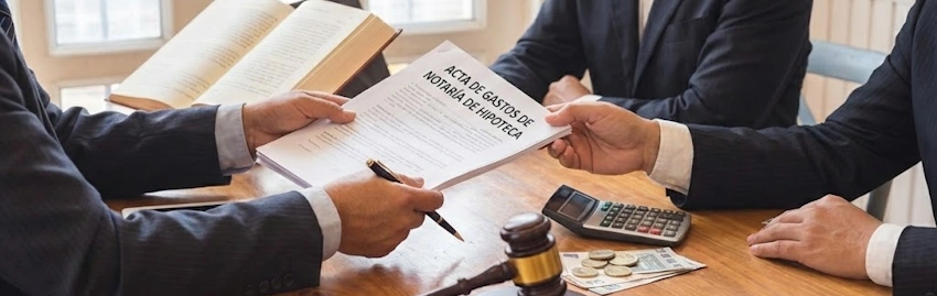 gastos de notaria en hipoteca